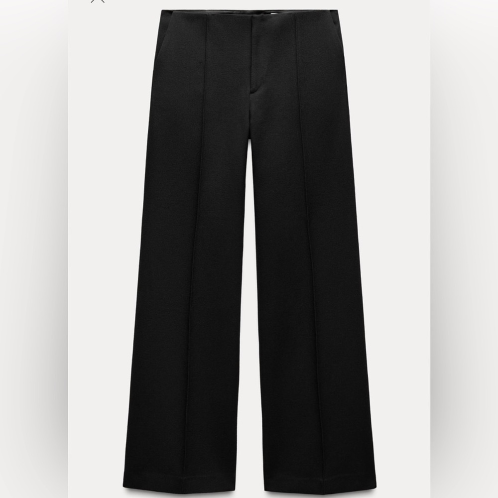 Zara Wool Blend Wide Leg Pants
